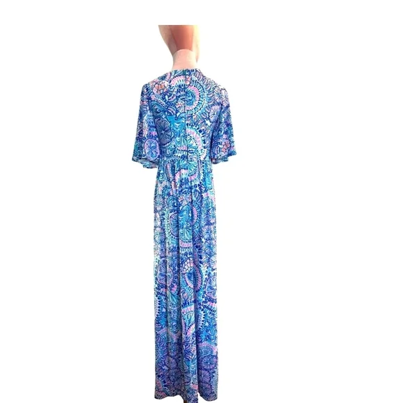 Minka Sleeve Lily Pulitzer NWT Maxi Dress - Picture 8 of 9